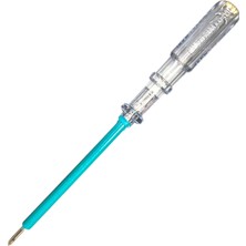 1001 Kontrol Kalemi, Yıldız Uçlu, 190 Mm, Şeffaf Saplı, Elektrik Test Kalemi