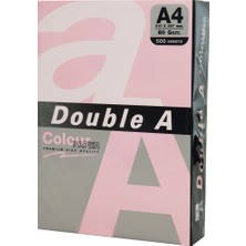 Double A Renkli Kağıt 500 Lü A4 80 gr Pastel Pembe
