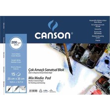 Canson Fınface 1557 Resim Blokları Çok Amaçlı 200 gr 25X35 15 Yp