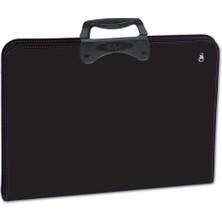 Abka Teknik Resim Çantasıı Fermuarlı 55X75 Siyah