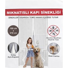 1001 Aksu Beyaz Mıknatıslı Kapı Sinekliği 105X210CM