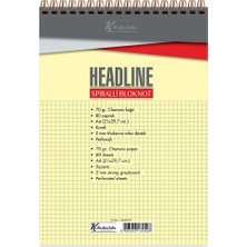 Keskin Color Bloknot Karton Kapak Spiralli Headline A4 80 Yp.kar
