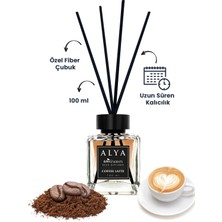 1001 Alya Nature's Scents Coffee Latte Bambu Çubuklu Oda Kokusu - Latte Kokusu