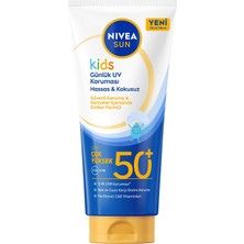 1001 Sun SPF50 Çok Yüksek Korumalı Çocuk Güneş Kremi 100 Ml, Tere ve Suya Dayanıklı,c,e Vitamini
