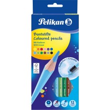 Pelikan Kuru Boya Kalemi Silgili 12 Li 700689