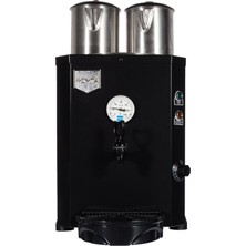 1001 DE12 2 Demlikli Jumbo Çay Makinesi, 13 L, Paslanmaz Çelik, 1750 W
