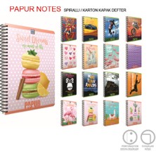 Gıpta Papur Notes Spiralli Karton Kapak Defter A4 120 Yp Çizgili 4966
