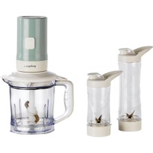 1001 Gem Retro 700 W Kişisel Blender & Doğrayıcı – 1, 2 L Titanyum Bıçaklı Hazne, Bakır Ac Moto