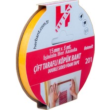 Her Bant Çift Taraflı Köpük Bant Askılı 15X5 mt 2001