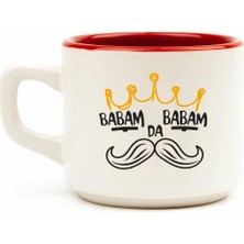 1001 Babam Da Babam Beyaz Venüs Kupa - Hediye Seramik Kupa