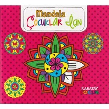 4e Boyama Kitabı Çocuklar Için Mandala Pembe Karatay