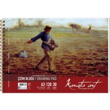 Karatis Çizim Blok Spiralli Art 120 gr A3 30 Yp 482010-99