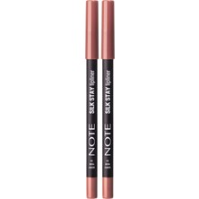 1001 Cosmetics Silk Stay Lipliner Suya Dayanıklı Ipeksi Dudak Kalemi - 04 Berry Rose (2 Paketi)