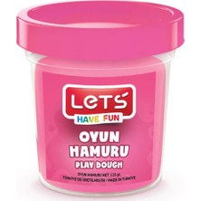 Lets Oyun Hamuru Tek Renk Pembe 110 gr L8440-7