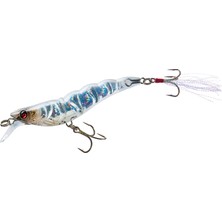 1001 Yo-Zuri -)"yo-Zuri R1161-HGS Kristal 3D Karides Yavaş Lure, Holografik Hayalet Karides Batan"