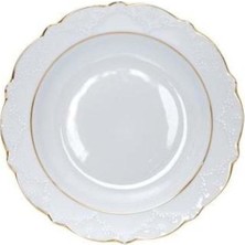 1001 Hazan Altın Yaldız Çukur Tabak 22CM