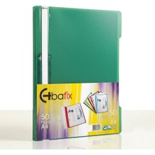 Bafix Telli Dosya Plastik Xl Yeşil A4