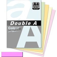 Double A Renkli Kağıt 25 Li A4 80 gr Pastel Flamingo