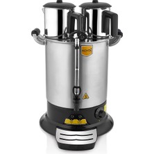 1001 PT14 Platin Model Tek Demlikli Çay Makinesi, 17 L, Demlik Dahil, Isıtıcıyı Koruyan Emniyet Sist