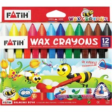 Fatih Mum Pastel Boya Wax Crayon Jumbo 12 Renk 50220