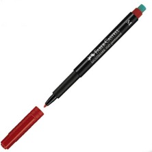 Faber Asetat Kalemi Permanent M Seri Kırmızı 15 25 21