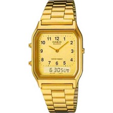 1001 AQ-230GA-9BMQ Kol Saati, Altın Sarısı, Standart