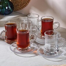 1001 Pearl 12 Parça Altı Kişilik Çay Bardağı Seti 180 ml