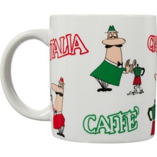 1001 Kupa - Mug Tricolore Omino - 250ML - Porselen