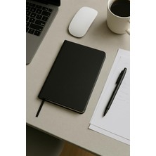 1001 Defter, Noktalı Defter, Termo Deri Kapaklı Noktalı Defter, 128 Yaprak A5 Defter, Ofis ve Kırtasi