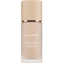 1001 Kırışıklık Karşıtı Nemlendirici SPF30 Parlak Bitişli Fondöten Care Enhancer 809 Peach Buff