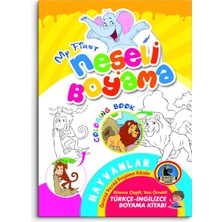 4e Boyama Kitabı Neşeli Örnekli Renkli 32 Syf Karatay Yayınevi