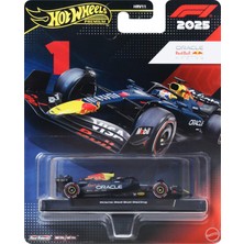 1001 Hot Wheelsf1 Oracle Rb Verstappen 1:64 Ölçekli, JKD83 | 1:64 Real Riders Lastikleri ile Döküm Ko