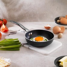 1001 Schafer Micro Mini 14 cm Yanmaz Yapışmaz Tava-Antrasit
