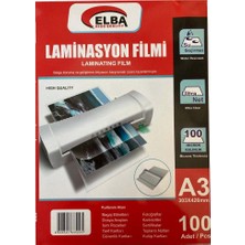Elba Laminasyon Filmi A3 100 Mıc 303X426