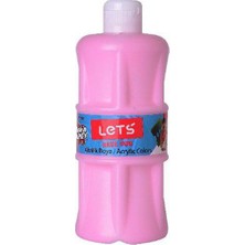 Lets Akrilik Boya 500 ml Pembe L-5304