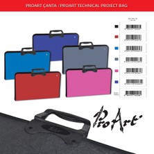 Abka Teknik Resim Çantası Art College 37X54 Proart Mavi