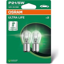 1001 Ampul P21/5W 21/5W 12V BAY15D10X2QR2B Blister Ultralife (7528ULT-02BF) - 7528ULT-2BL