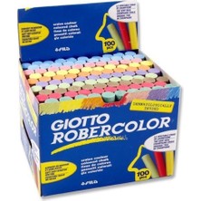 Robercolor Tebeşir Yuvarlak Tozsuz 100 Lü Karışık Renk 539000