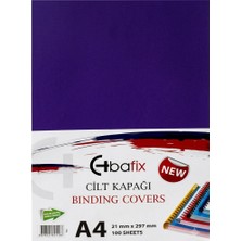 Bafix Cilt Kapağı Plastik Opak A4 160 Mıc Mor