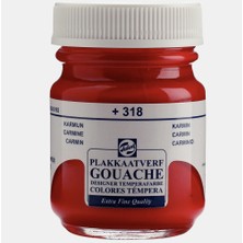 Talens Guaj Boya 16 ml Carmine (Kırmızı) 318