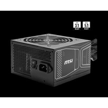 MSI Msı Mag A750GN Pcıe5 750W 80+ Gold Psu Nonmodular