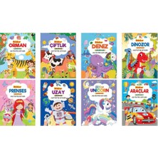 4e Sticker Çıkartmalı Aktivite Kitabı 8 Kitap