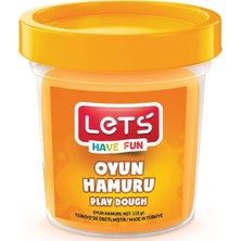 Lets Oyun Hamuru Tek Renk Turuncu 110 gr L8440-8