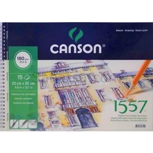 Canson 1557 Resim ve Çizim Blok 180 gr 25X35 15 Yp Resim Defteri