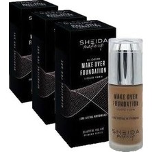 1001 Sıvı Fondöten 40 ml No:90 (3 Paketi)