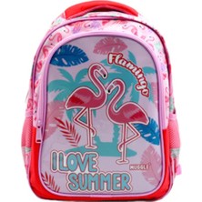 Muggle Okul Çantası Flamingo Rose MU-7211
