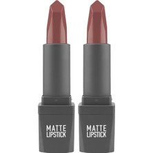 1001 Yoğun Renk Veren Uzun Süre Kalıcı Nemlendirici Kadifemsi Mat Ruj - Matte Lipstick 409 Rose Apric