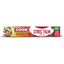 1001 Edt Pe Streç Film, Sarı, 45 cm x 300 M, 8 Micron
