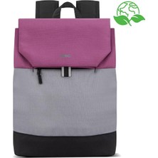 1001 MCS-1303 14.1" Mycase Eco Günlük Bordo Gri Sırt Çantası