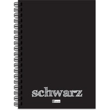Keskin Color Defter Plastik Kapak Spiralli Schwarz A6 40 Yp 350560-99